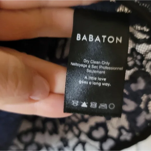 NWT Blue Babaton Halsmann Tank Sz S - Picture 7 of 16